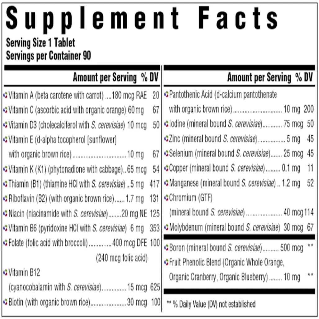 One Daily without Iron multivitamin supplement by Innate Response