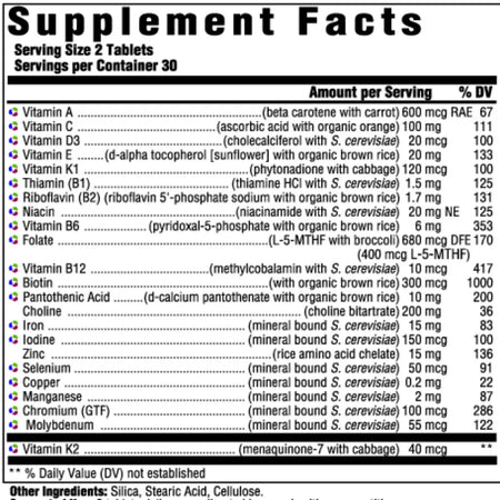 WOMEN'S MULTIVITAMIN with methylated folate and B12 by Innate Response Formulas