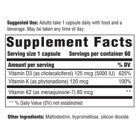 Innate Response VITAMIN D3 5000 IU - supplement for immune function and healthy bones