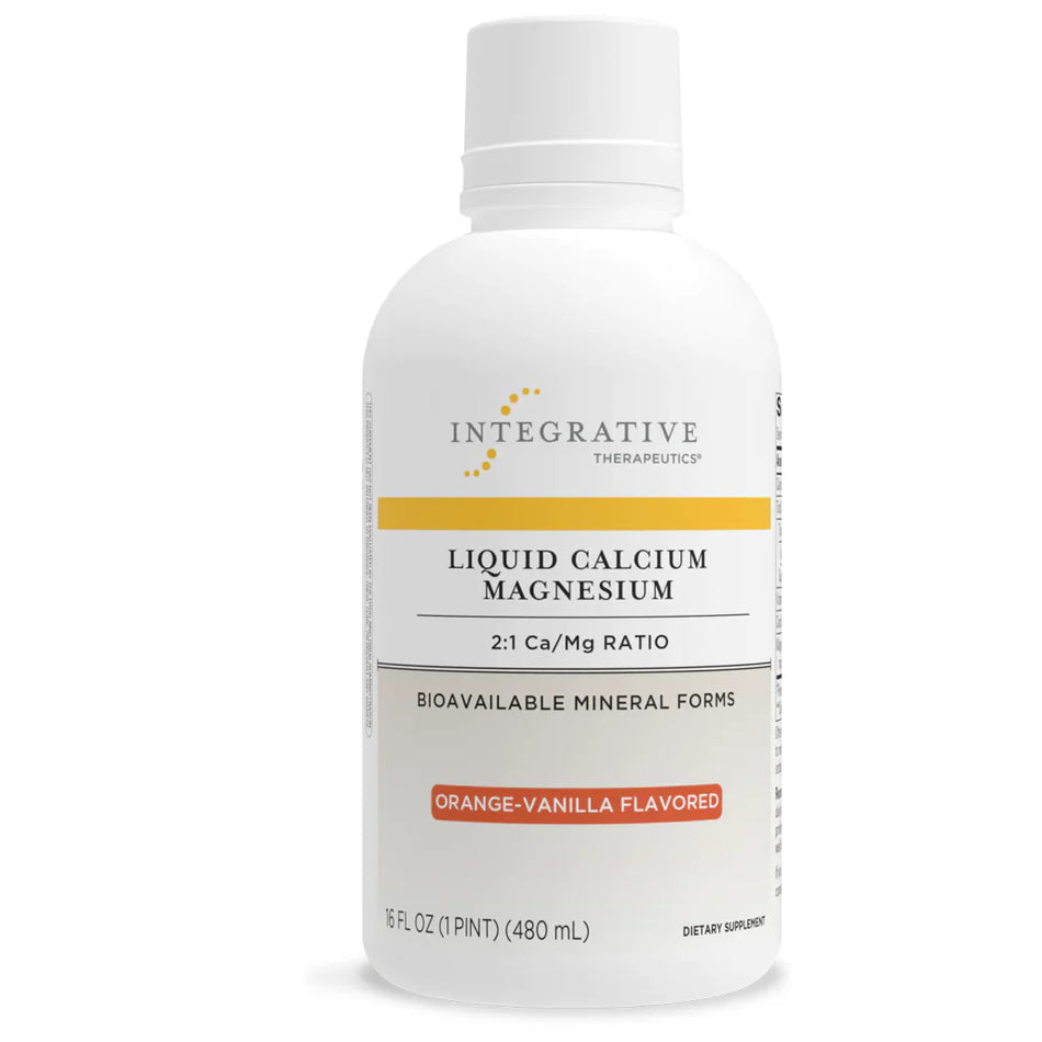 Integrative Therapeutics Liquid Calcium Magnesium 2:1 Orange - 16 oz