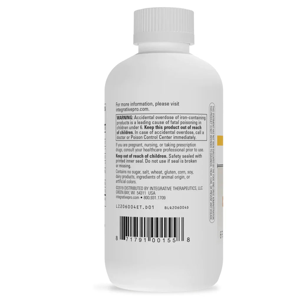 Buy Integrative Therapeutics Liquid Iron Apple Cinnamon 6 oz