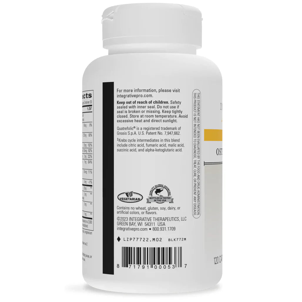 Integrative Therapeutics Osteoprime Forte 120 Capsules supplement facts