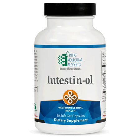 Ortho Molecular Intestin‑ol gut flora support and immune healthy microbial balance product bottle