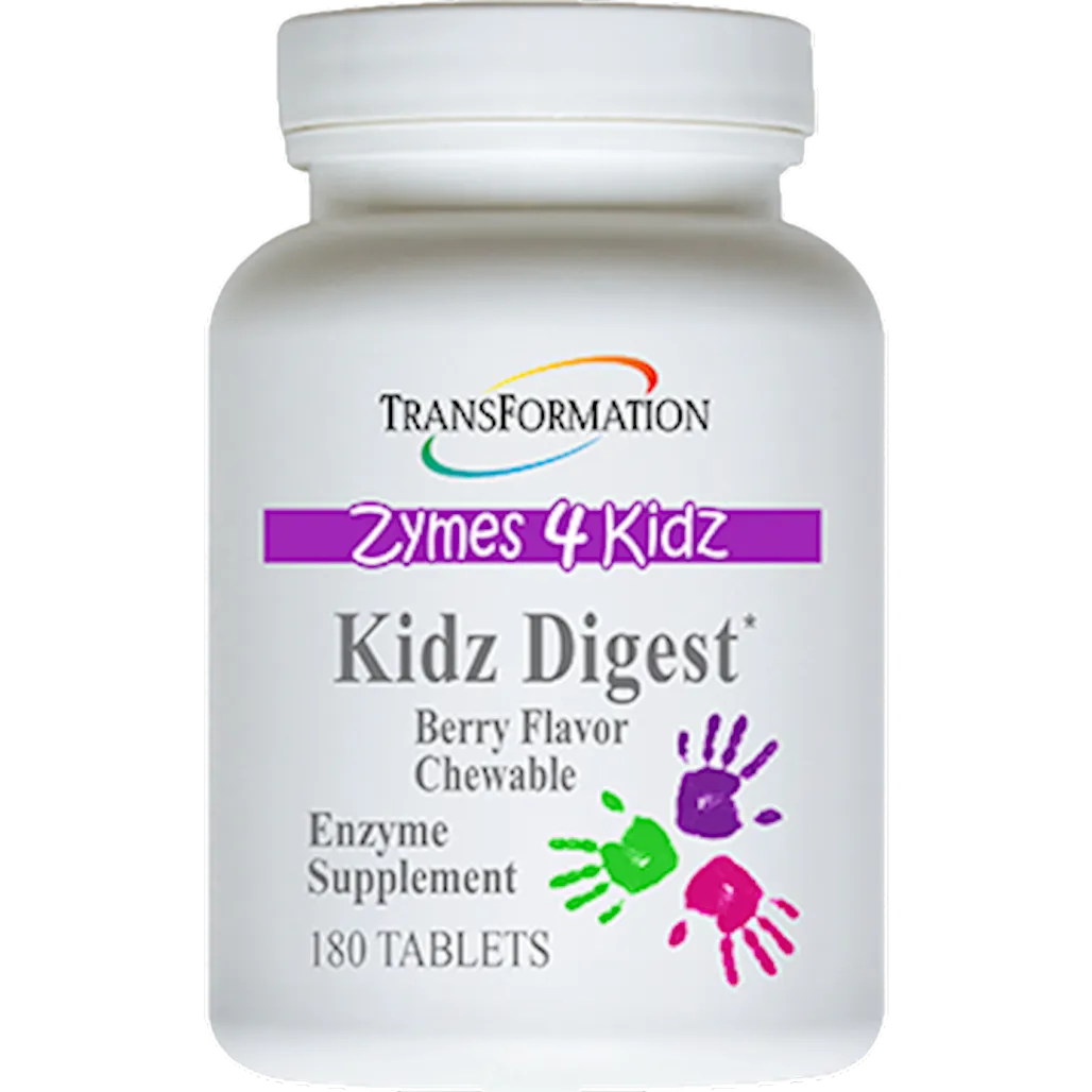Kidz Digest Chewables 180tab Transformation Enzyme