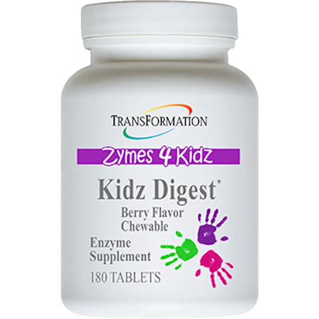 Kidz Digest Chewables 180tab Transformation Enzyme