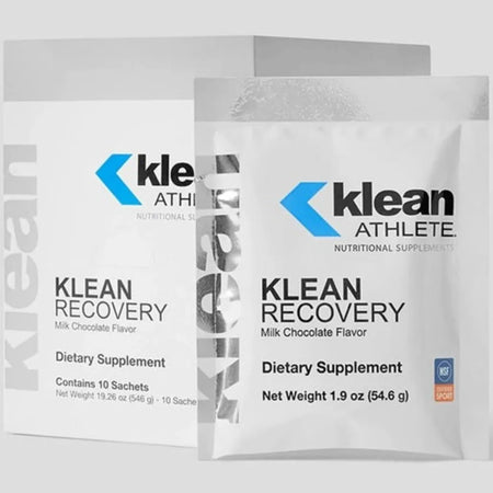 Klean Recovery Chocolate Flavor Post Workout Recovery Powder with 4 to 1 Carbohydrate to Protein Ratio for Muscle Repair