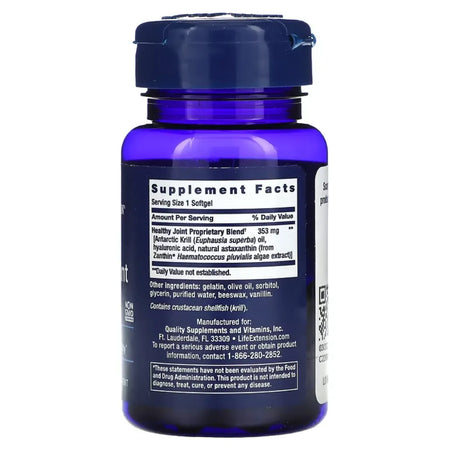 Krill Healthy Joint Formula Life Extension