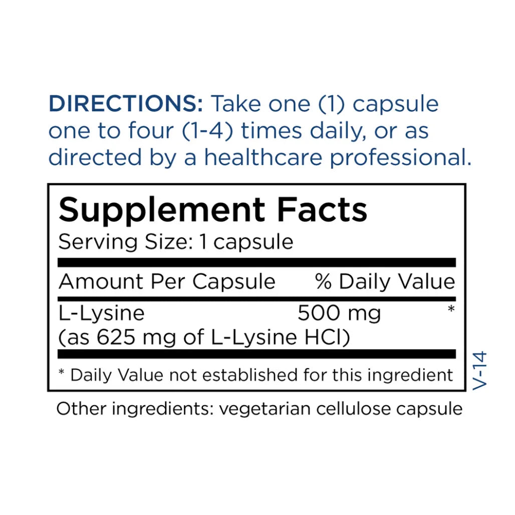 L-Lysine-500-mg-Metabolic-Maintenance