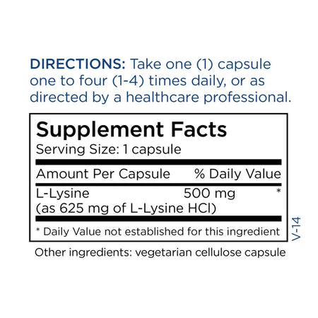 L-Lysine-500-mg-Metabolic-Maintenance