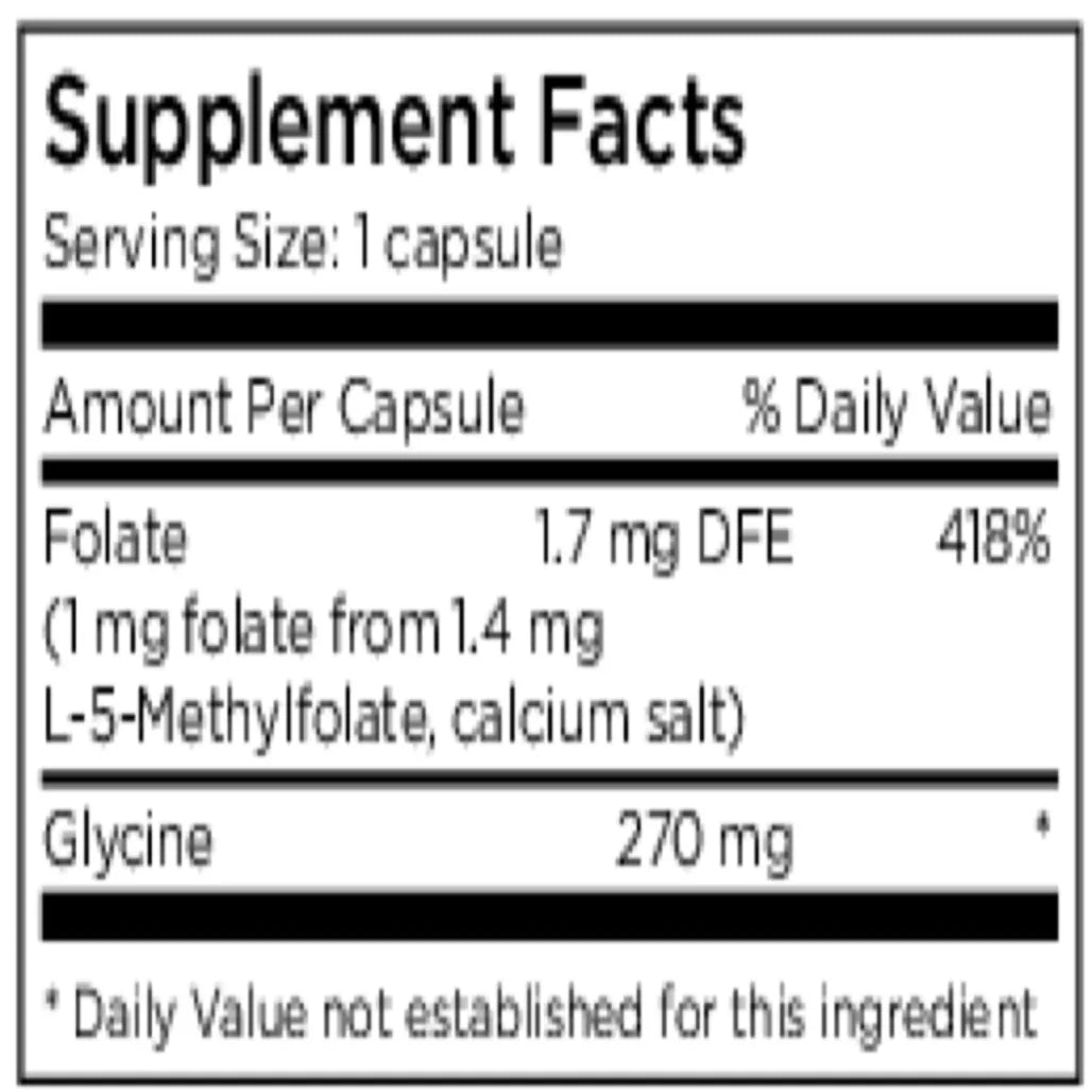L-Methylfolate 1mg by MethylPro