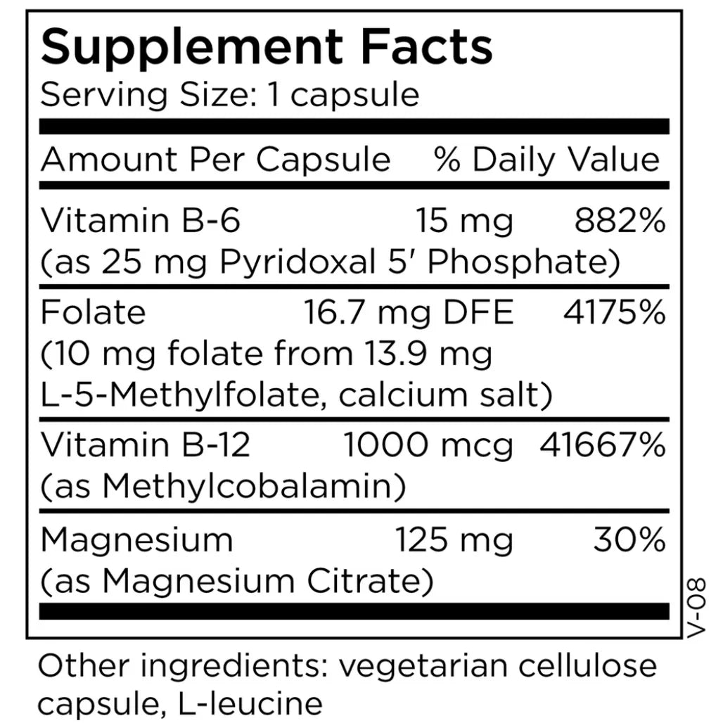 L-Methylfolate 10 mg + Cofactors by MethylPro