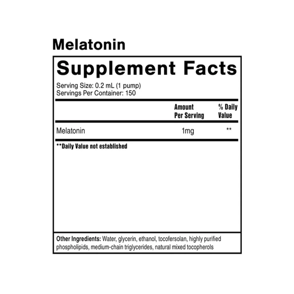 Liposomal Melatonin Regular Dose Quicksilver Scientific