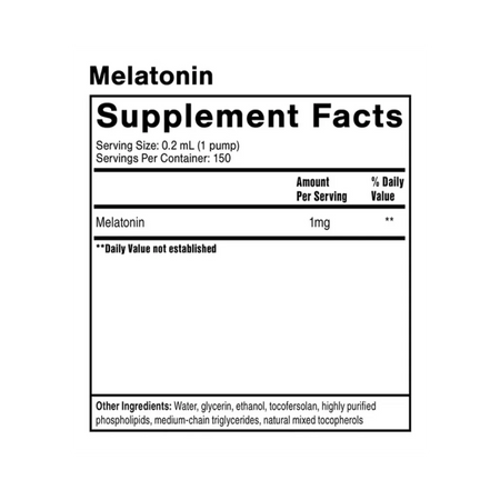 Liposomal Melatonin Regular Dose Quicksilver Scientific