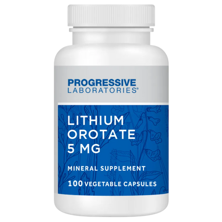 Lithium Orotate 5mg Progressive Labs