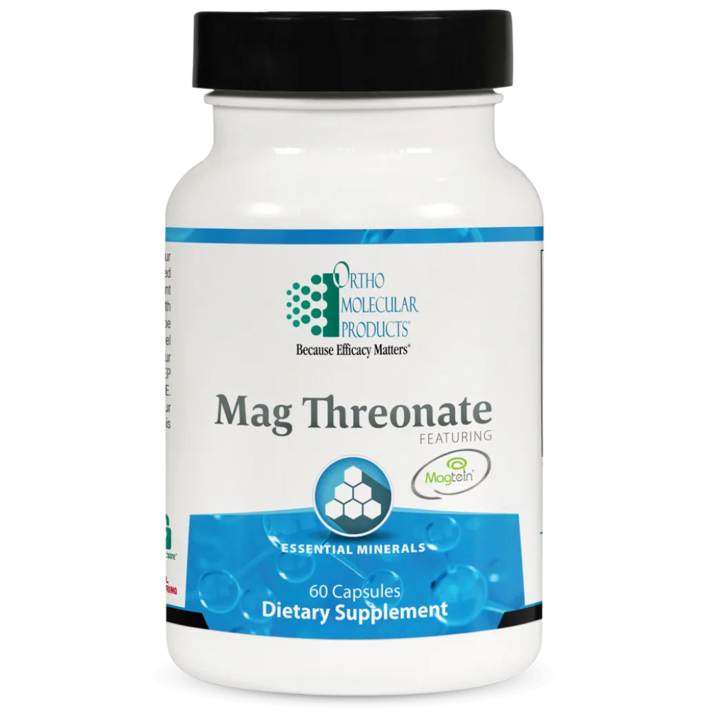 Ortho Molecular Products Mag Threonate magnesium L‑threonate supplement for cognitive health, memory, focus, and sleep support