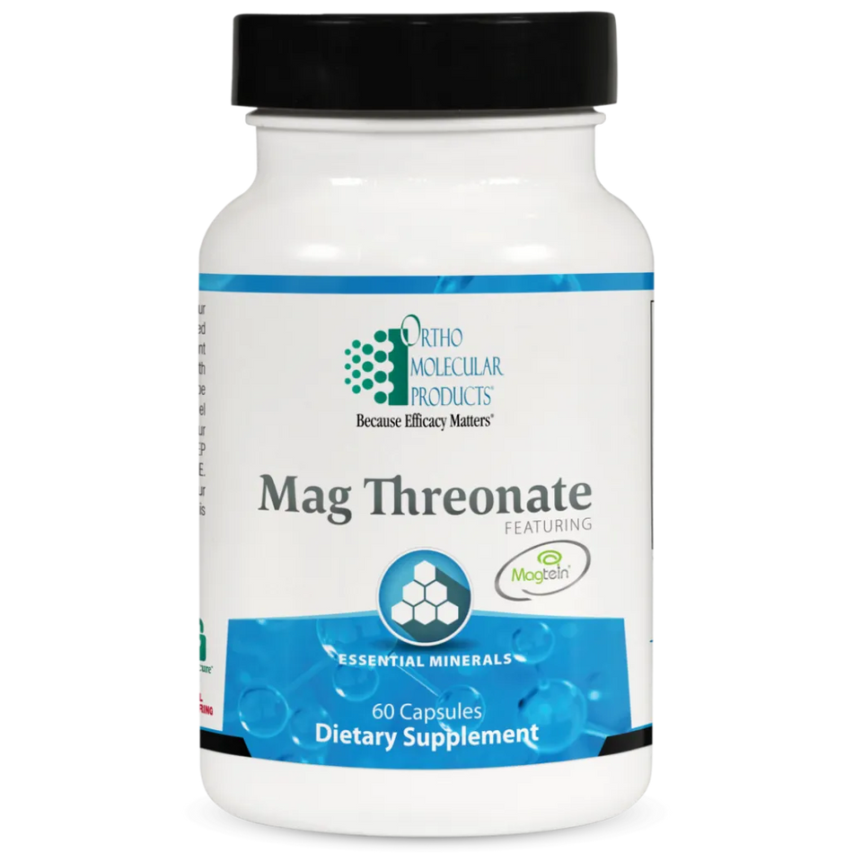 Ortho Molecular Products Mag Threonate magnesium L‑threonate supplement for cognitive health, memory, focus, and sleep support