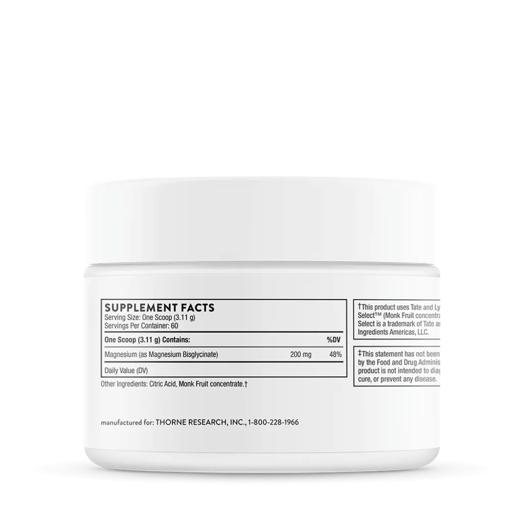 Shop for Thorne Magnesium Bisglycinate NSF 6.5 oz