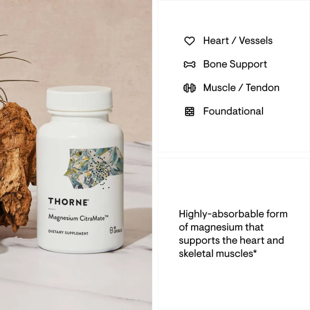 Thorne Magnesium Citramate Support Bone Health