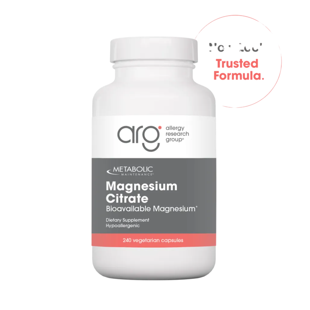 Magnesium Citrate Metabolic Maintenance