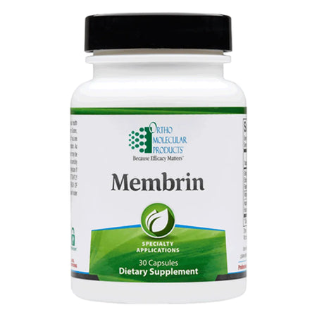 Membrin supplement by Ortho Molecular Products designed to support cerebral blood flow and antioxidant protection