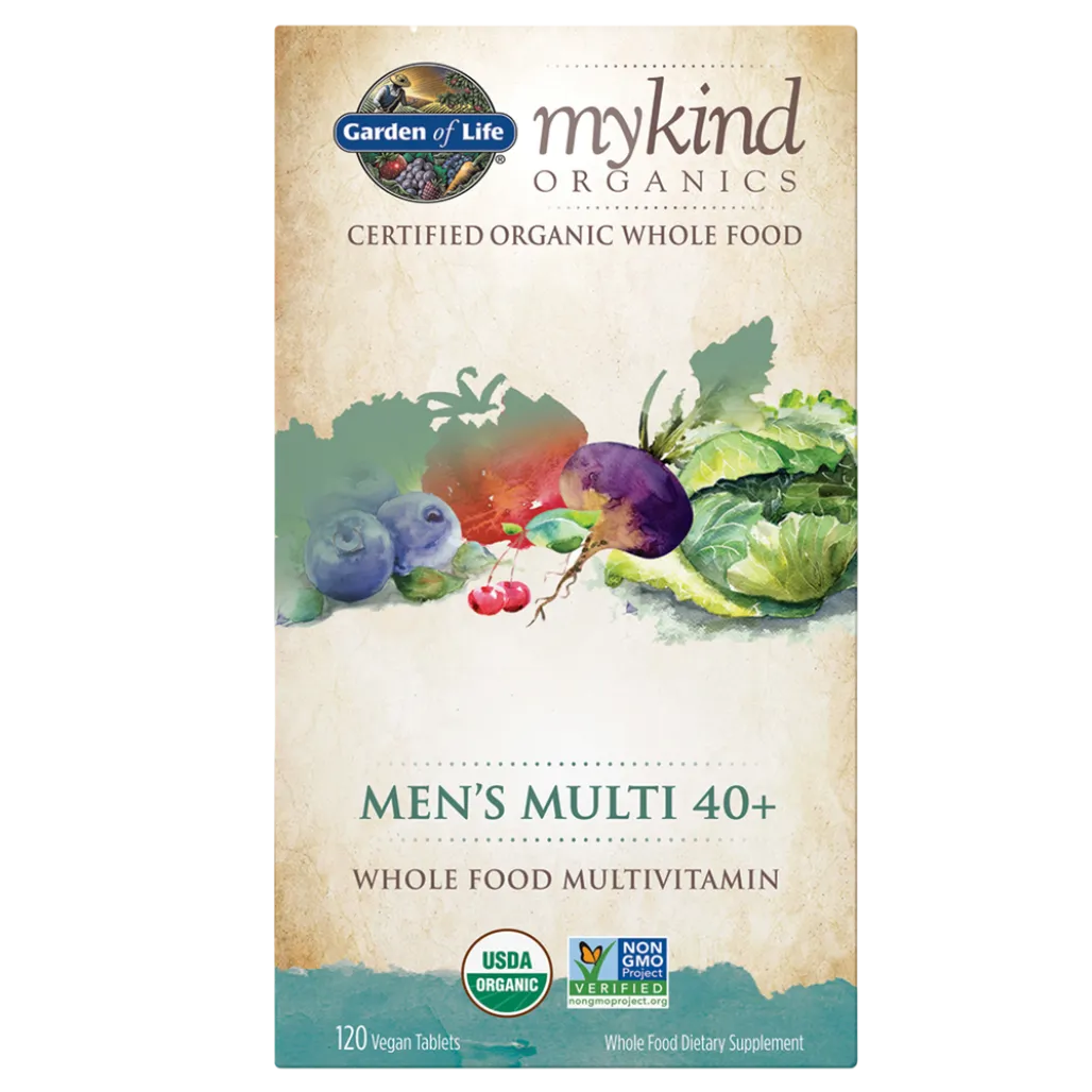 Men's Multi 40+ Organic by Garden of life at Nutriessential.com