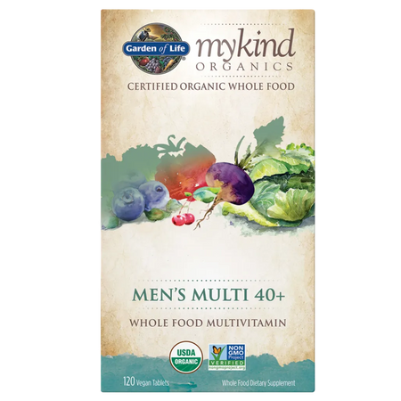 Men's Multi 40+ Organic by Garden of life at Nutriessential.com