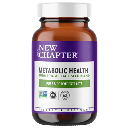 New Chapter Metabolic Health - supports healthy blood pressure, blood sugar, weight & mood