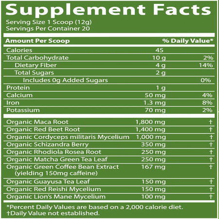 Org. Pre-Workout Island Fusion Metabolic Response Modifier