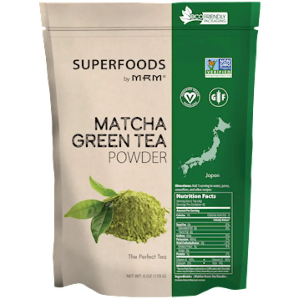 Raw Matcha Green Tea Powder 6 oz Metabolic Response Modifier