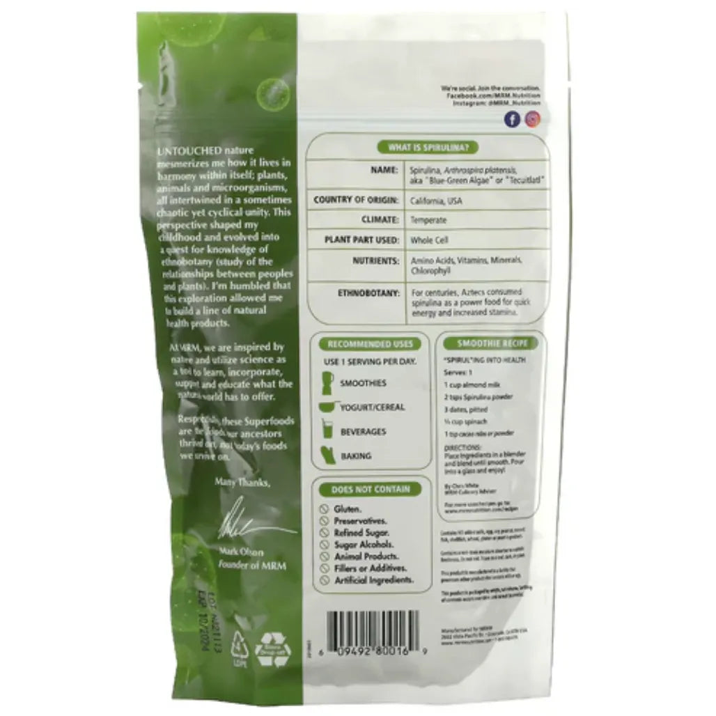 Spirulina Powder Metabolic Response Modifier
