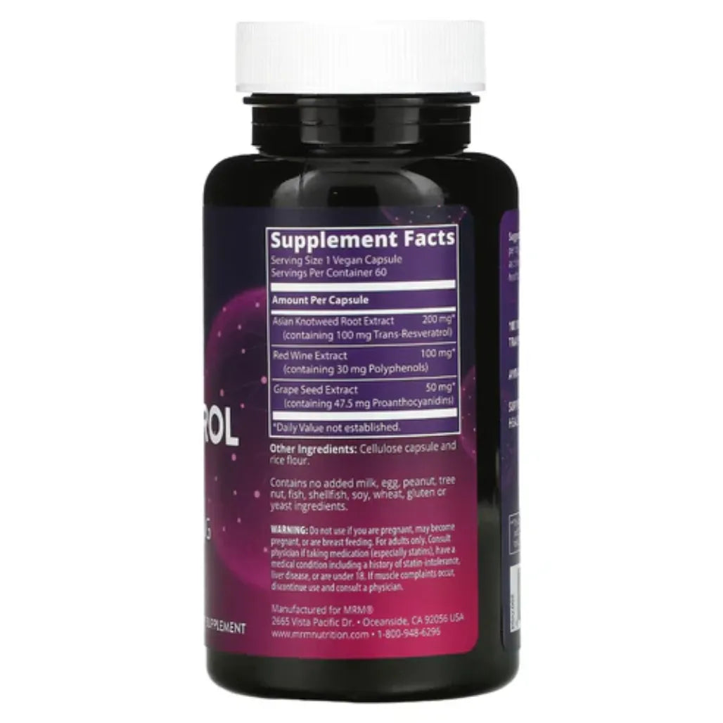 Resveratrol 60 vegcaps Metabolic Response Modifier