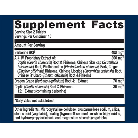 Metagenics Candibactin-BR supplement facts