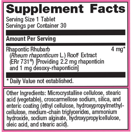Metagenics Estrovera supplement facts