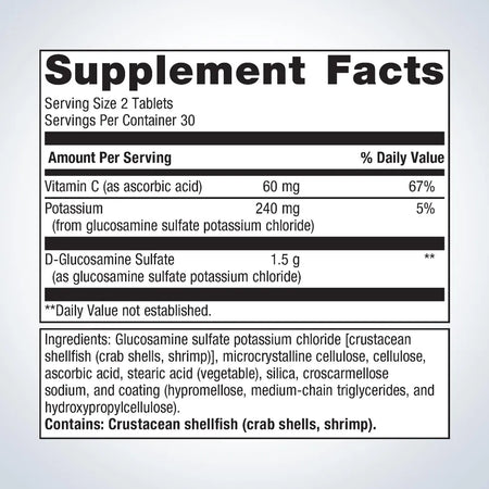 Metagenics Glutaclear supplement facts