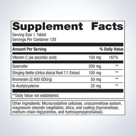 Metagenics Sinuplex 120 Tablets