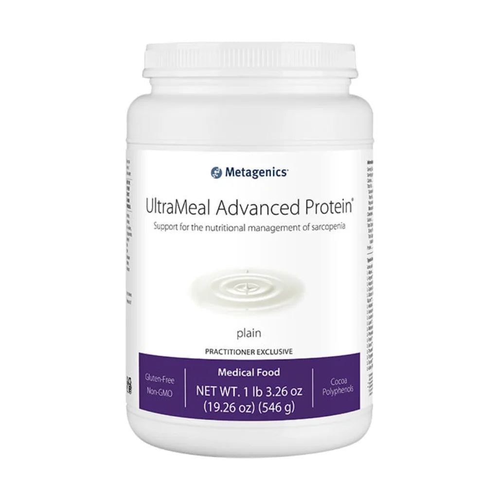 Metagenics UltraMeal Advanced Protein Plain 20 Servings