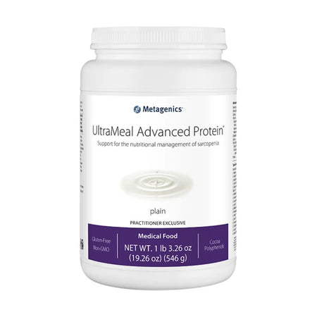 Metagenics UltraMeal Advanced Protein Plain 20 Servings