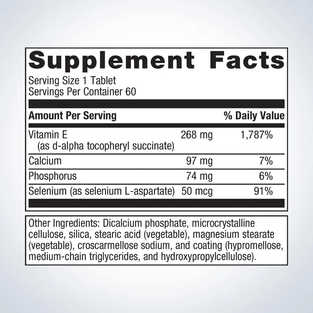 Vitamin E + Selenium Metagenics