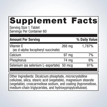 Vitamin E + Selenium Metagenics