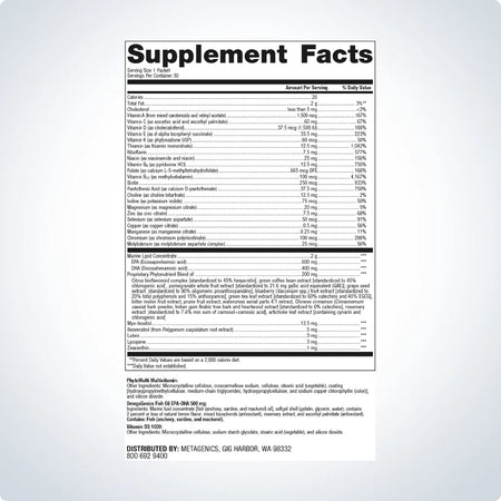 Targeted nutritional support for overall health and wellness