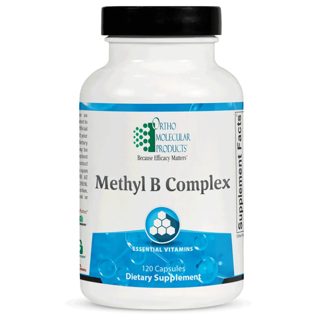 Methyl-B Complex by Ortho Molecular Products B-vitamin formula for homocysteine balance and metabolism