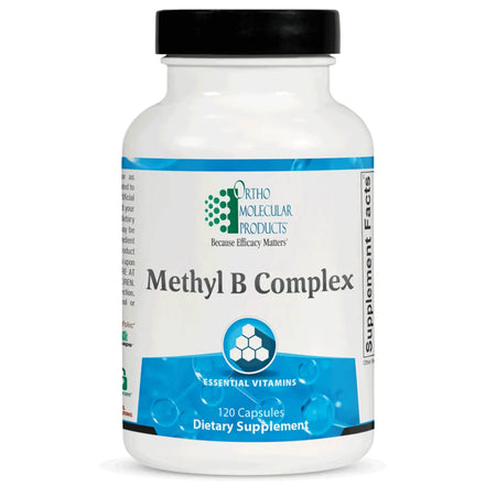 Methyl-B Complex by Ortho Molecular Products B-vitamin formula for homocysteine balance and metabolism