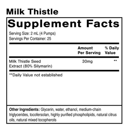 Milk Thistle Quicksilver Scientific