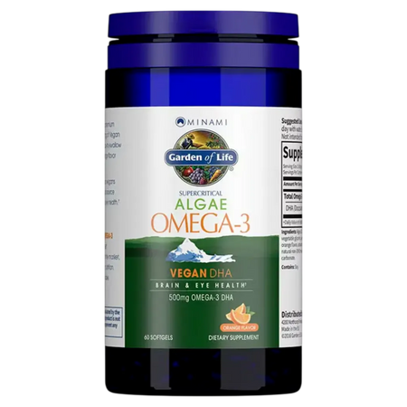 Min Algae Omega-3 Vegan DHA Garden of life