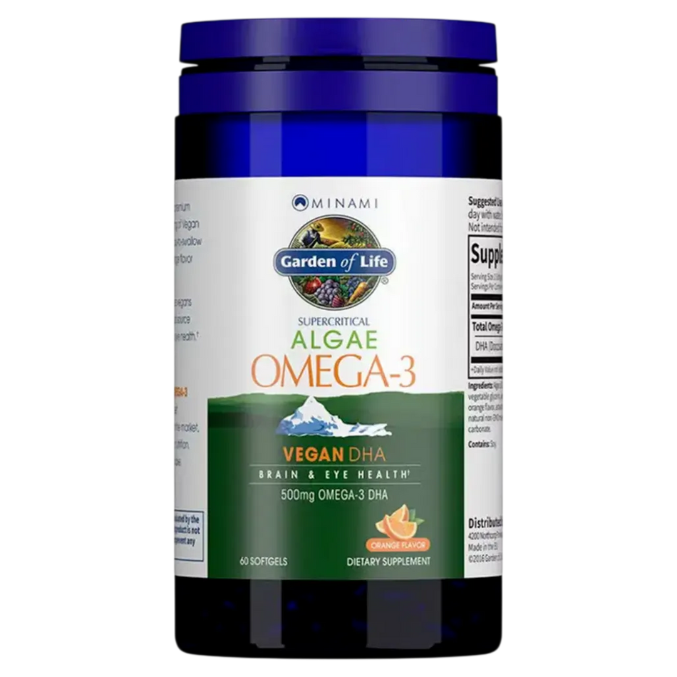Min Algae Omega-3 Vegan DHA Garden of life