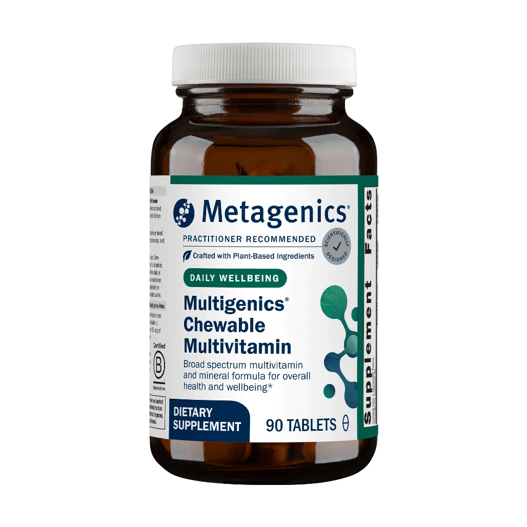 Multigentics Chewable Metagenics: Multigenics Chewable - Orange - 90 Tablets | Vitaaging