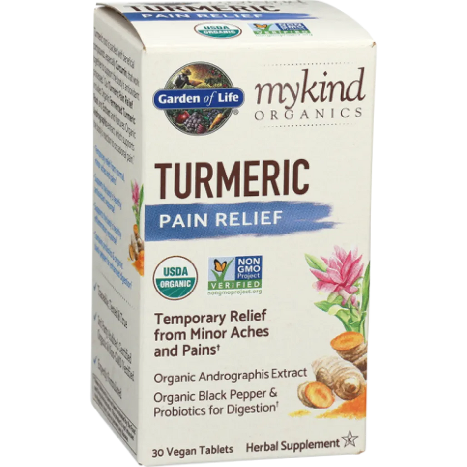 Mykind Organics Turmeric Pain Relief Garden of life