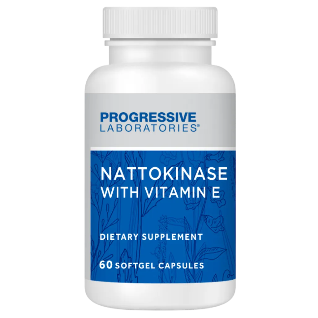 Nattokinase with Vitamin E Progressive Labs