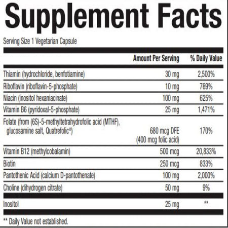 Natural factors Biocoenzymated Active B Complex - supports healthy nervous system, hair, and skin