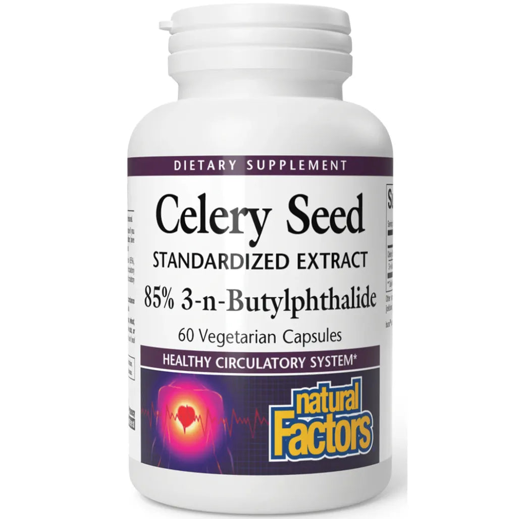 Natural factors Celery Seed Extract - supports circulatory health, lowers fat